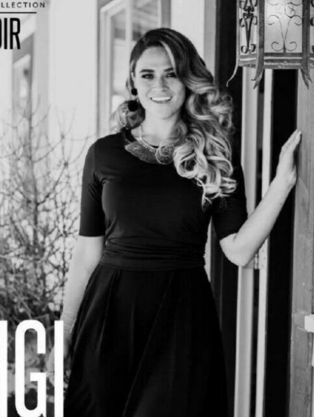 Solid Black Lularoe Noir Collection Gigi Tee - NWT
